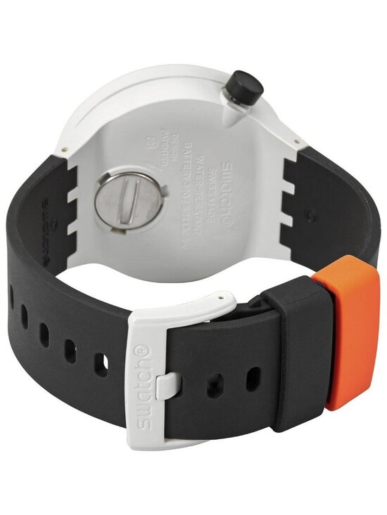 NWT Swatch Bioceramic Orack Quartz Orange Skeleton Dial Watch main image 2